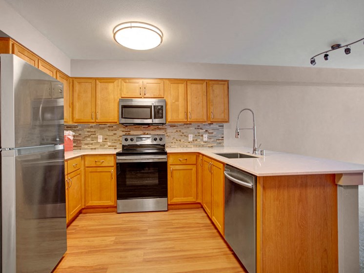 Stainless Steel Kitchen | Apartments For Rent Shoreline WA | Echo Lake